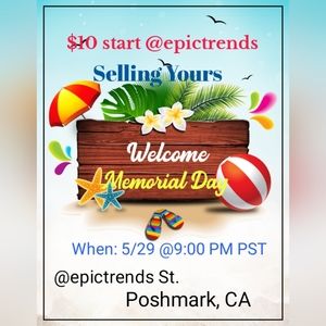 10.00 start your bags and shoes my tray